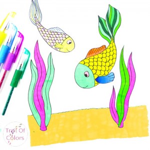 Fish Coloring Page (free)