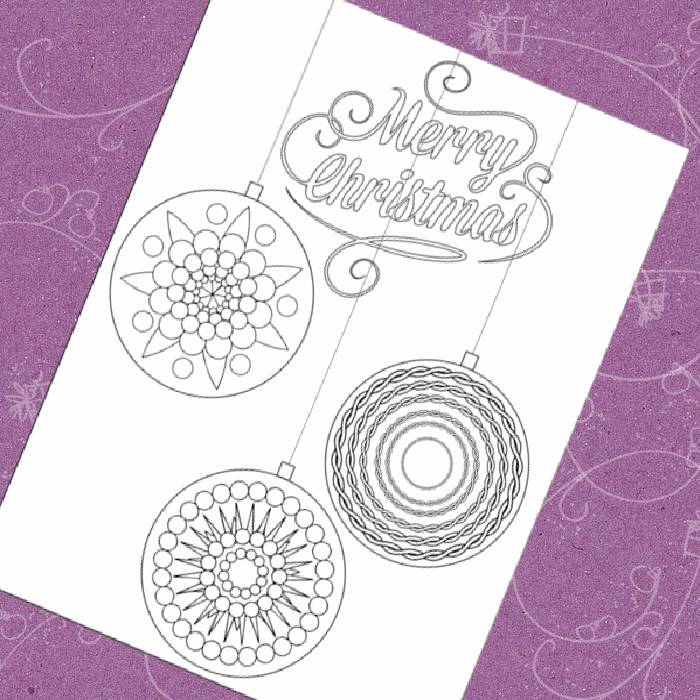 Christmas Coloring Page for Adults and Kids