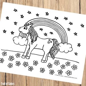 Pony Coloring Page for Kids