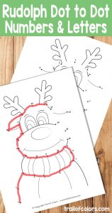 Christmas Dot to Dot Reindeer